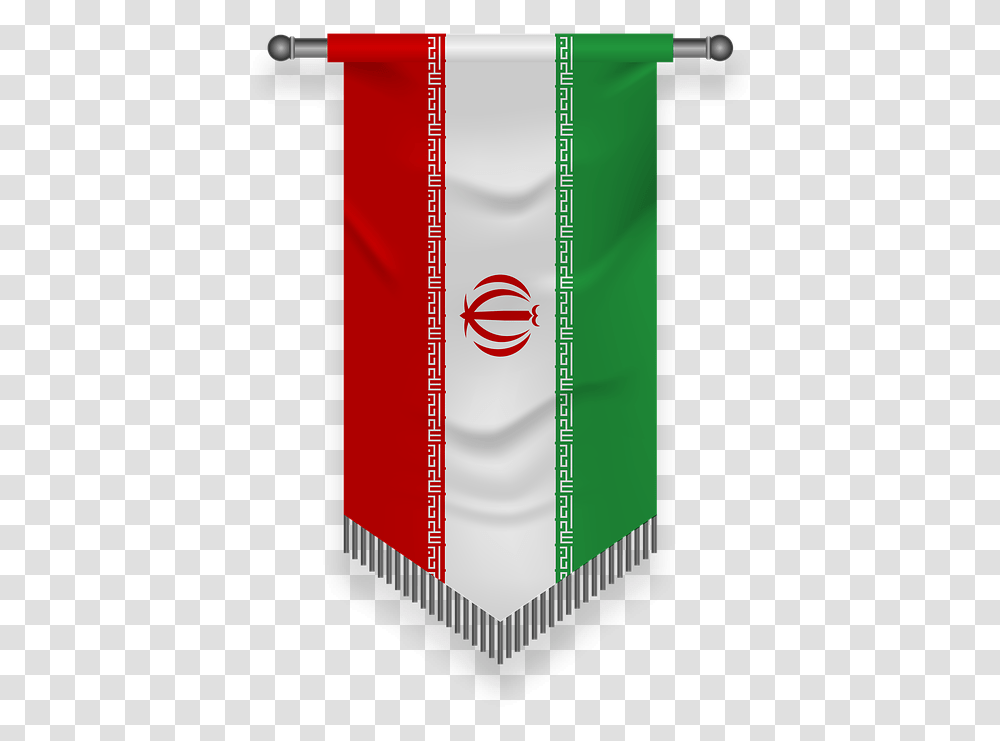 Pennant Banner Iran Flag, Label Transparent Png