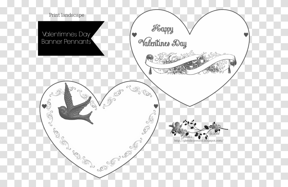 Pennant Banner Scroll Banners, Bird, Animal, Drawing Transparent Png