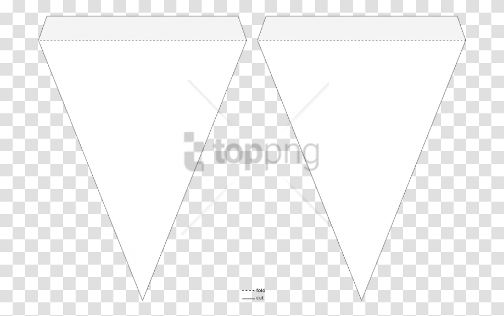 Pennant Template Image With Triangle Pennant Banner Transparent Png
