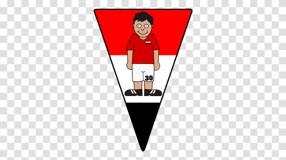 Pennant With Egyptian Soccer Player, Logo, Poster, First Aid Transparent Png