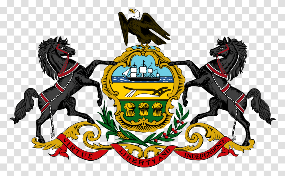 Pennsylvania Coat Of Arms, Emblem, Logo, Trademark Transparent Png