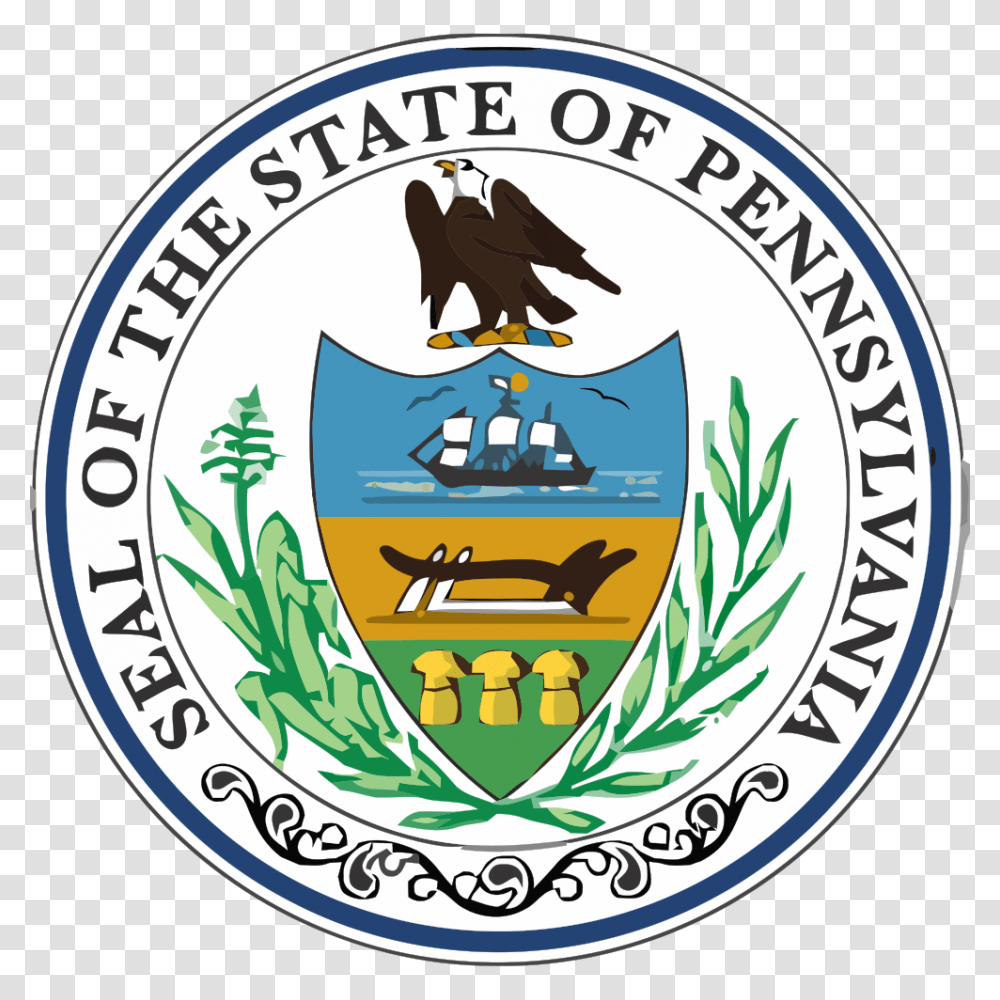 Pennsylvania State Seal, Logo, Trademark, Emblem Transparent Png