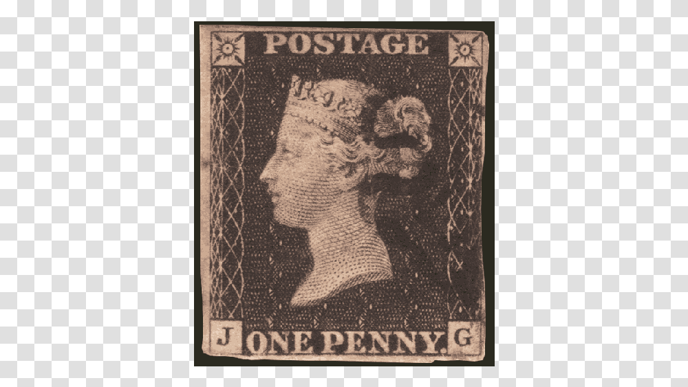 Penny Black Stamp, Postage Stamp, Rug Transparent Png