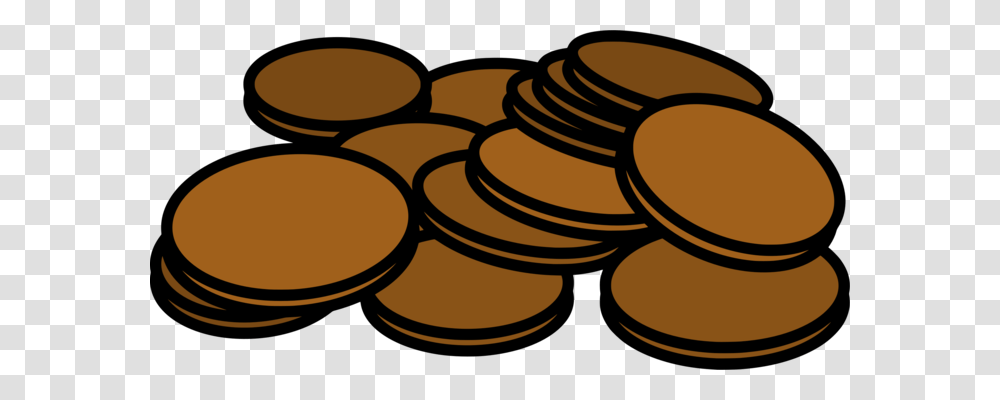 Penny Cent Euro Coin Nickel, Sliced, Money, Spiral Transparent Png