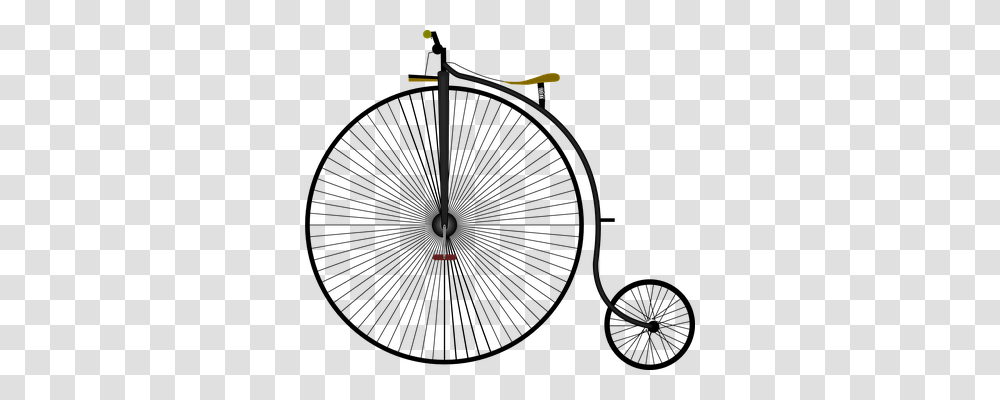 Penny Farthing Transport, Bow, Light, Machine Transparent Png