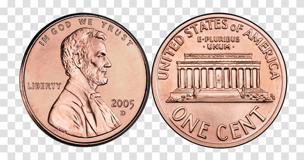 Penny Image Penny Front And Back, Coin, Money, Person, Human Transparent Png