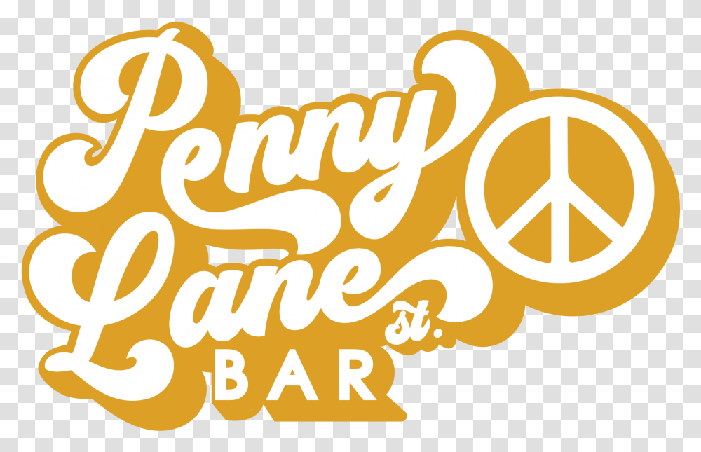 Penny Lane Street Bar Calligraphy, Alphabet, Meal, Food Transparent Png