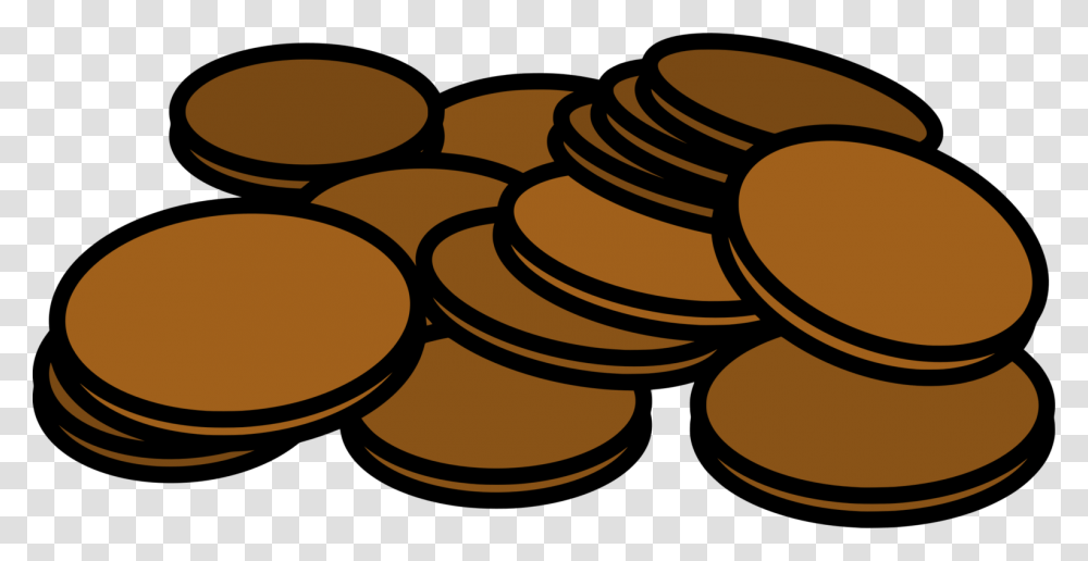 Penny Lincoln Cent Dime Coin, Meal, Food, Sliced, Money Transparent Png