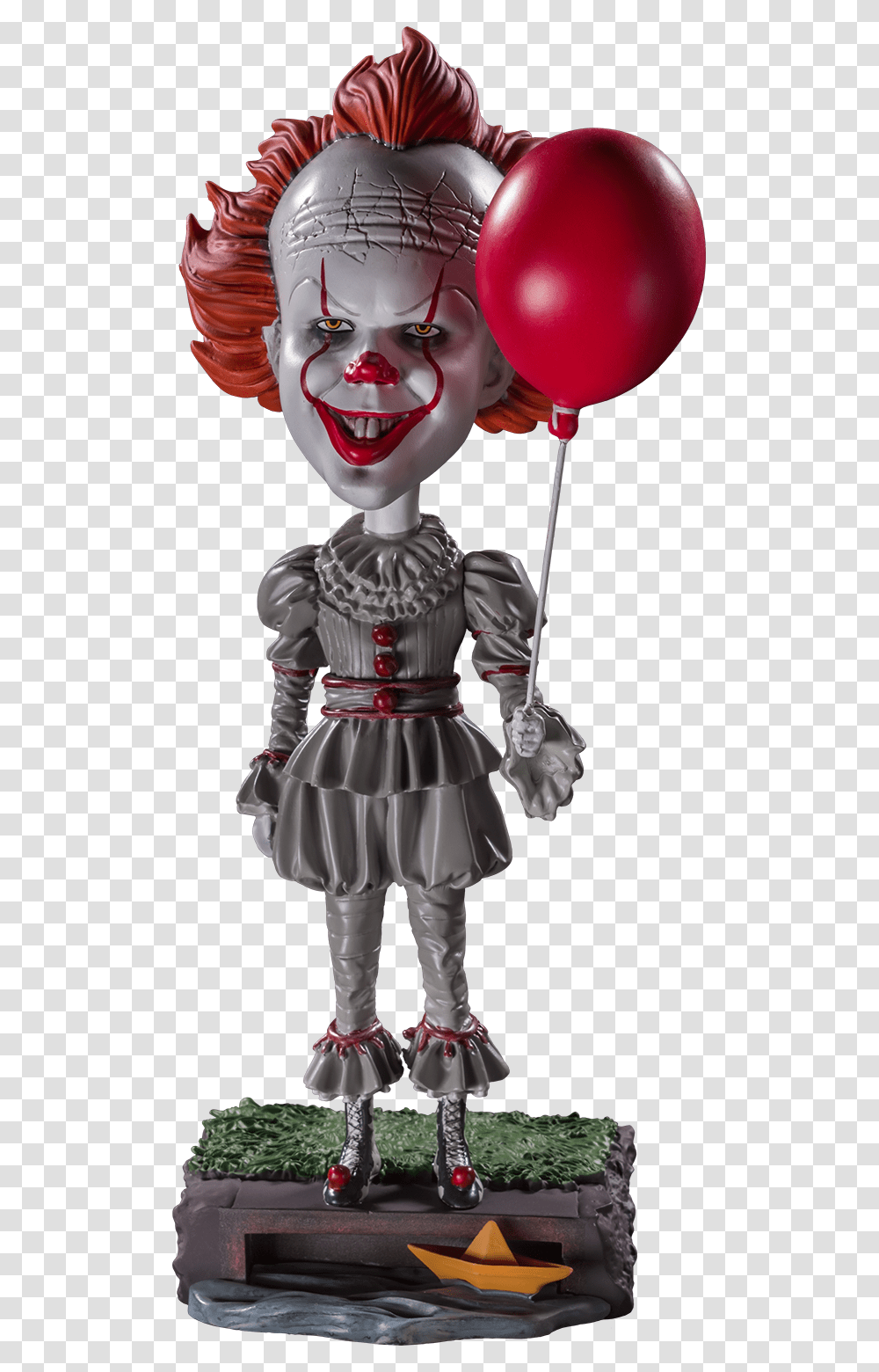 Pennywise Bobblehead Neca Pennywise Head Knocker, Robot, Doll, Toy, Figurine Transparent Png