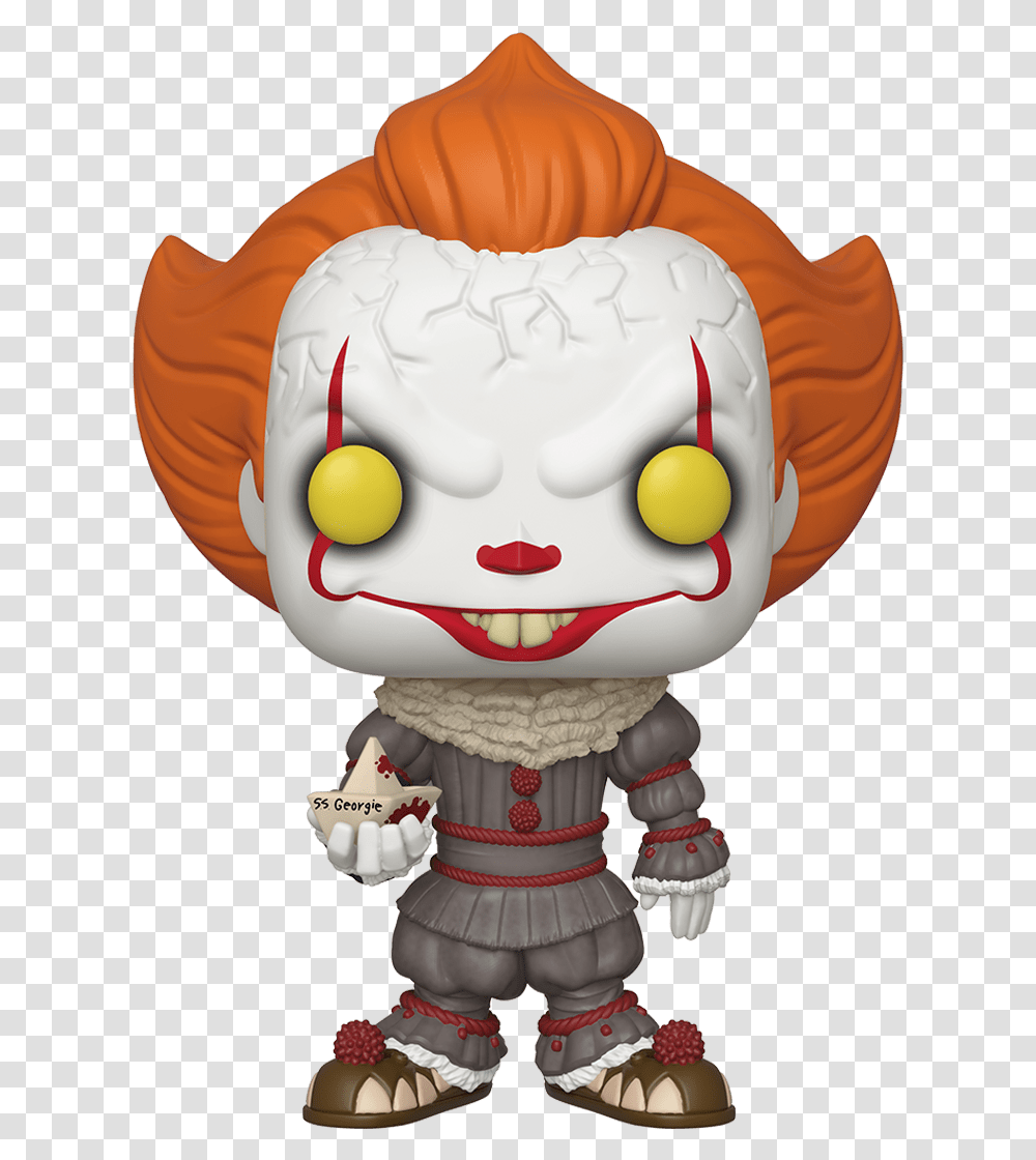 Pennywise Funko Pop Chapter, Toy, Figurine, Plush, Doll Transparent Png
