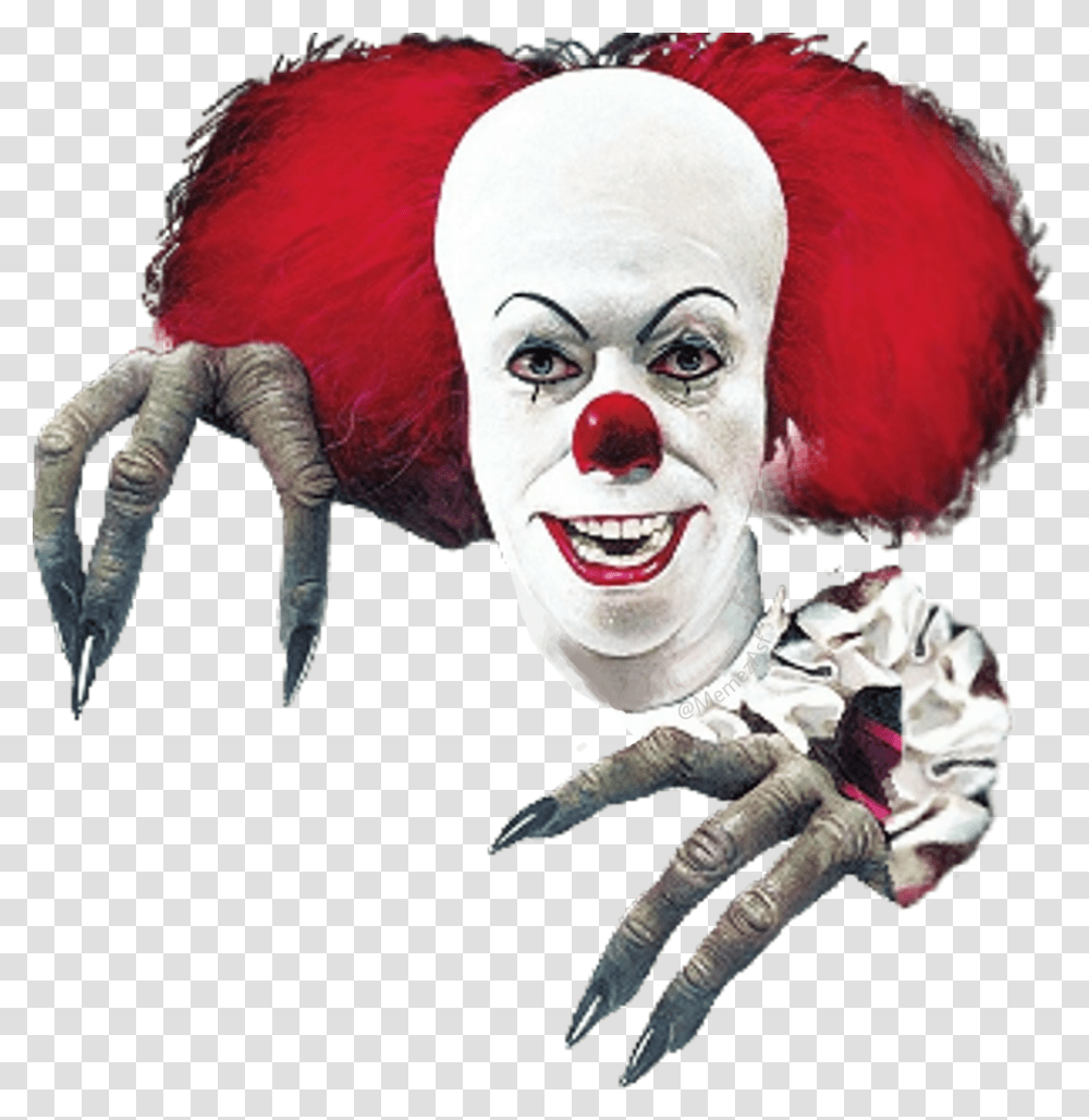 Pennywise It Itmovie Evil Clown Lover Monster Stephen King, Performer, Person, Human, Mime Transparent Png