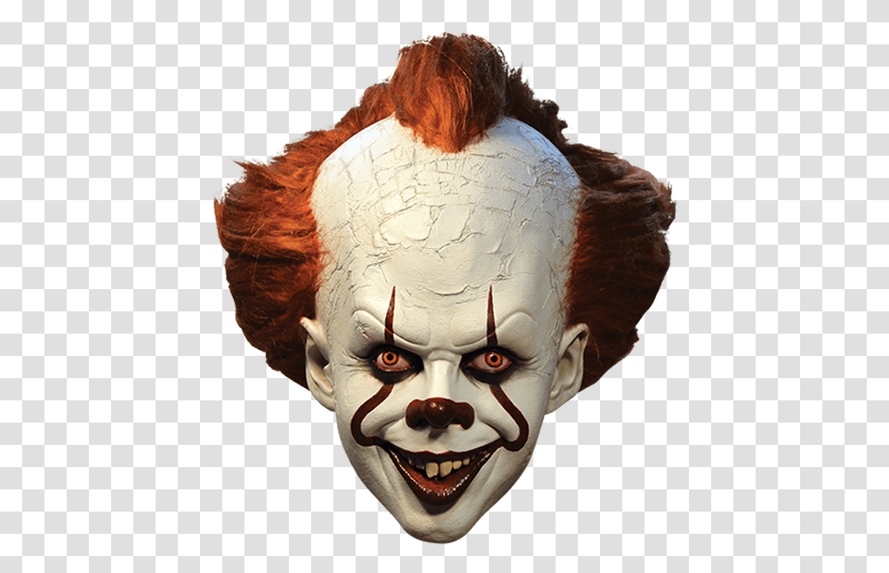 Pennywise Mask 2019, Performer, Person, Human, Head Transparent Png