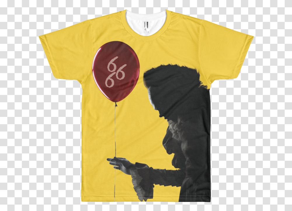 Pennywise Pennywise Shirt Pennywise Background Balloon, Apparel, Sleeve, T-Shirt Transparent Png
