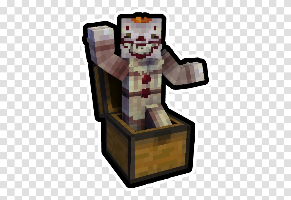 Pennywise Pennywise2019 It Surprise Chest Minecraft Toy, Architecture, Treasure, Pillar, Mansion Transparent Png