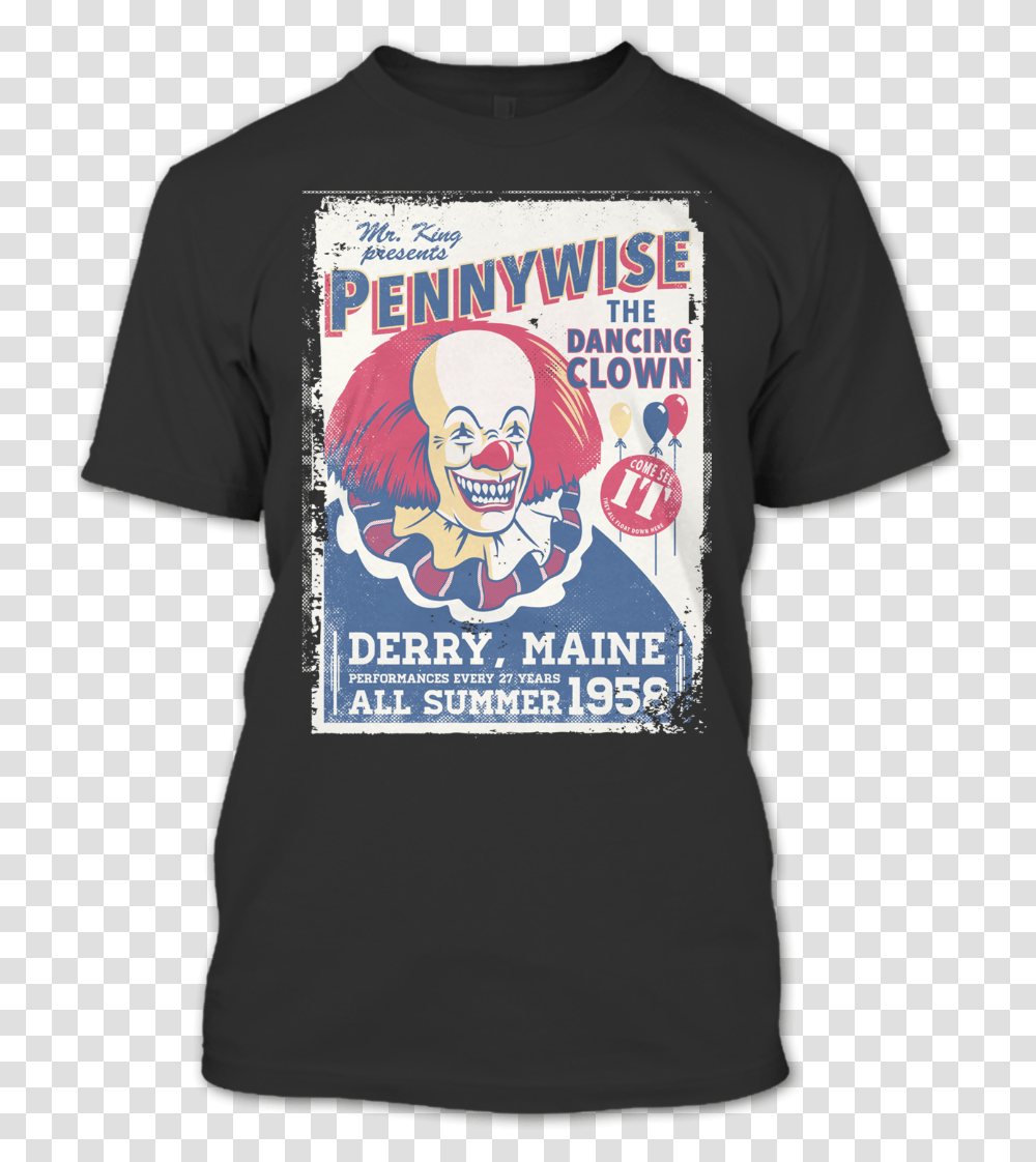 Pennywise The Clown, Apparel, T-Shirt, Person Transparent Png