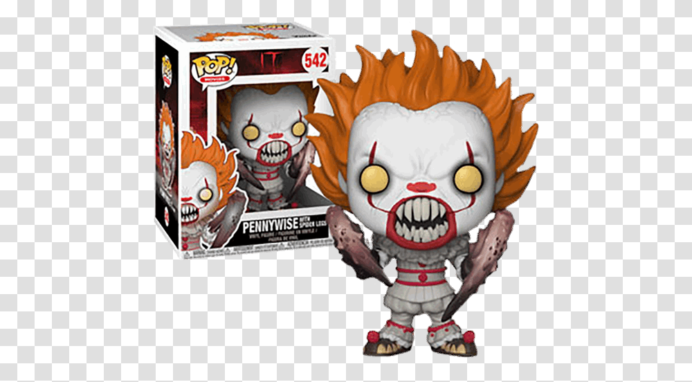 Pennywise The Clown, Toy, Plush, Figurine Transparent Png