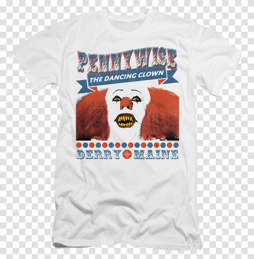 Pennywise The Dancing Clown It Shirt T Shirt, Apparel, T-Shirt, Sleeve Transparent Png
