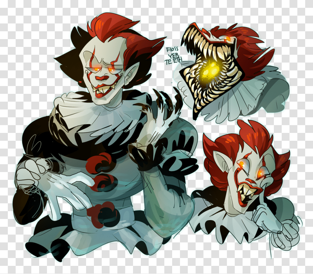 Pennywise Vs Laughing Jack, Person, Comics Transparent Png