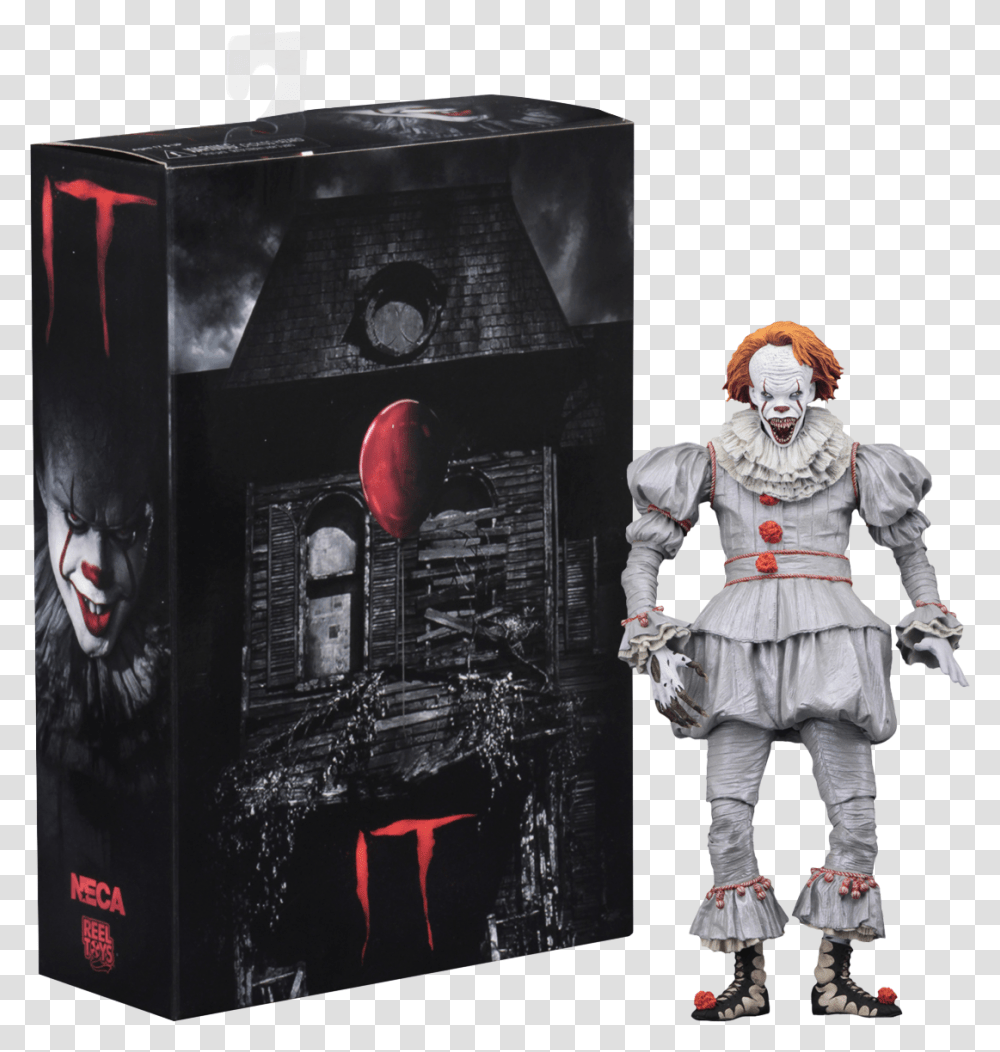 Pennywise Well House Neca, Person, Human, Robot, Machine Transparent Png