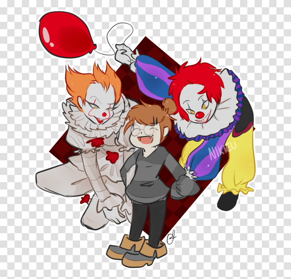 Pennywise X Beverly, Person, Comics, Book Transparent Png