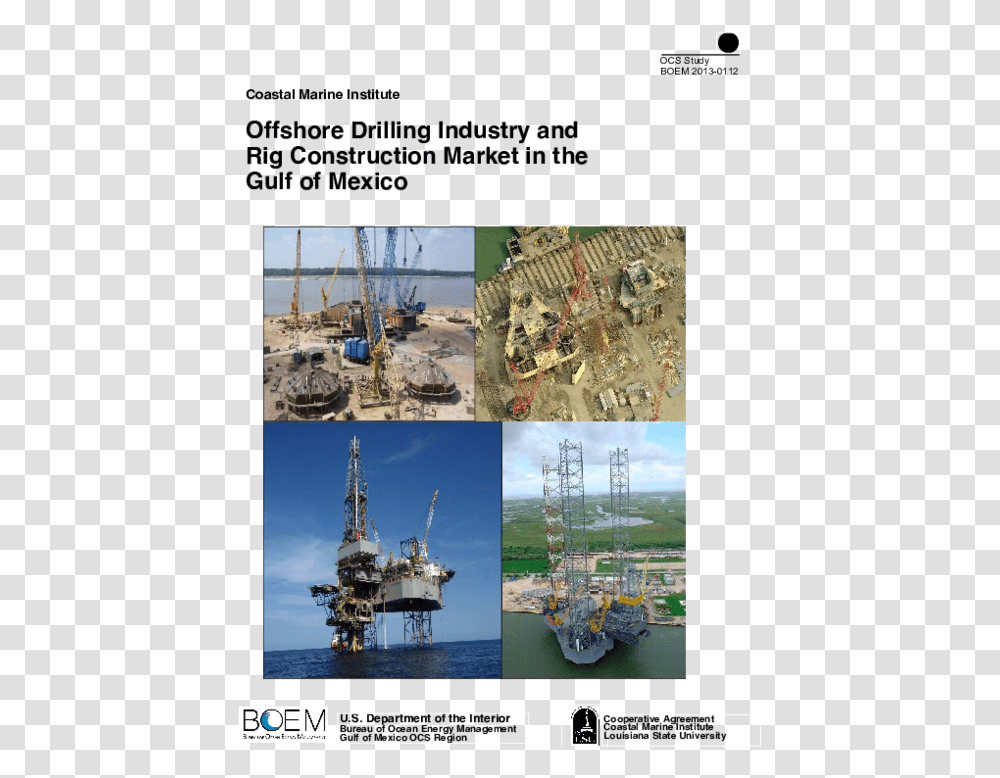 Penrod 78 Drilling Rig, Construction Crane, Boat, Vehicle, Transportation Transparent Png