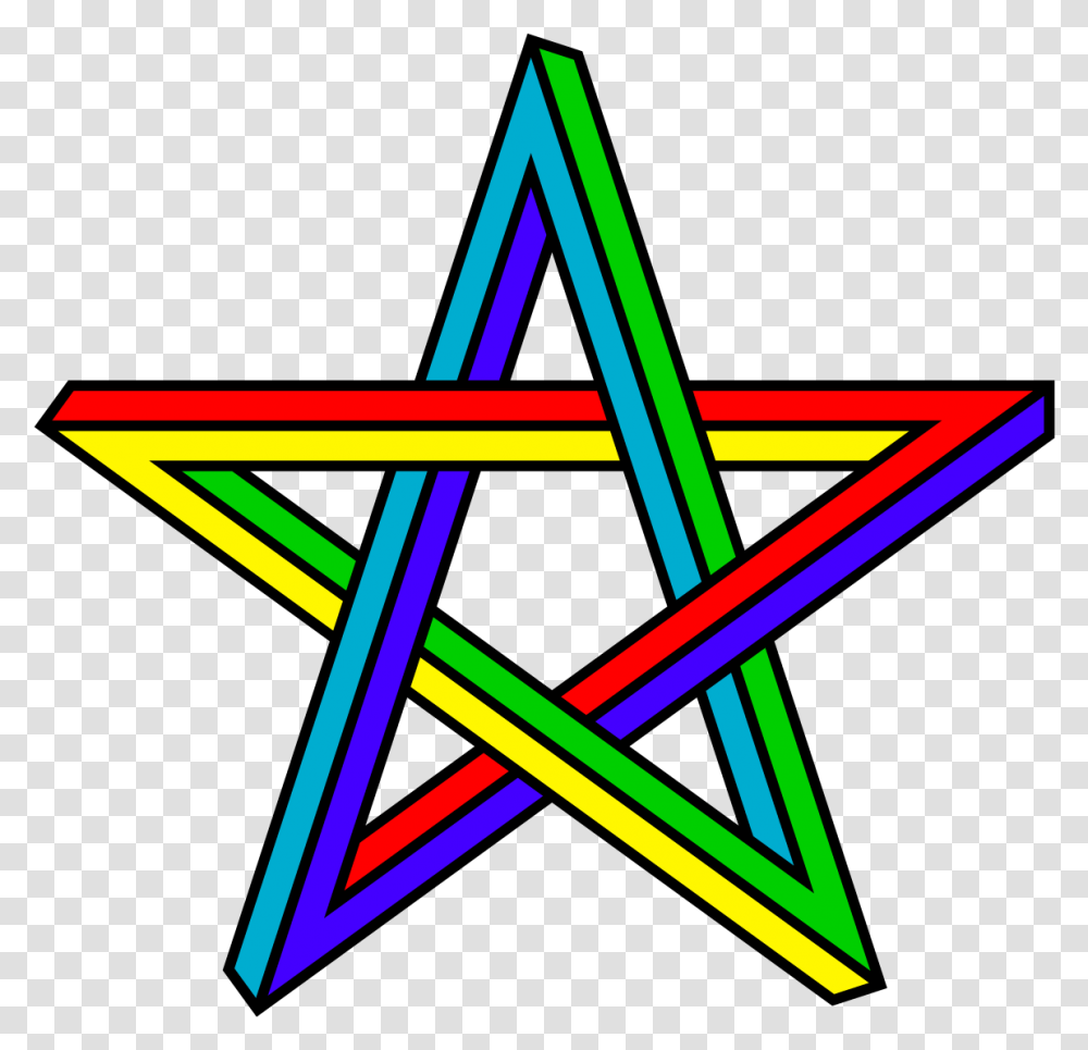 Penrose Pentagram Moroccan Star, Triangle, Symbol, Star Symbol, Scissors Transparent Png