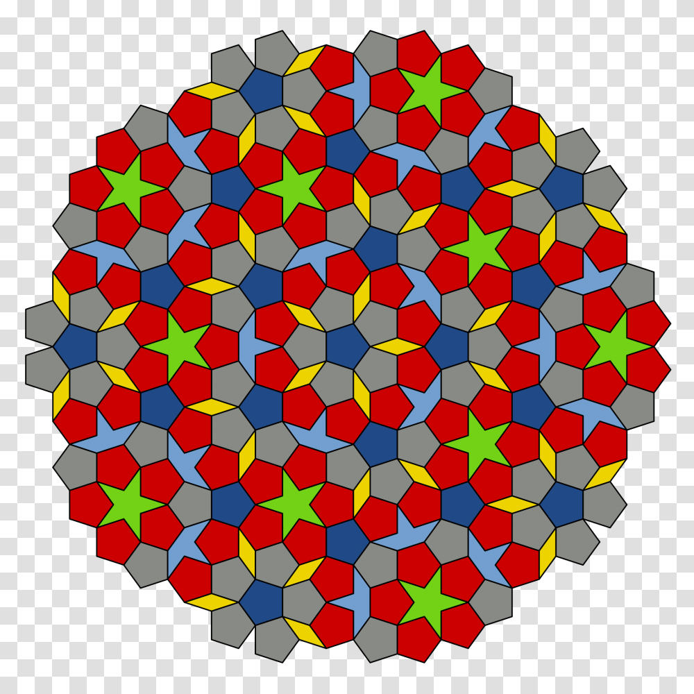 Penrose Tiling, Pattern, Ornament, Fractal, Rug Transparent Png