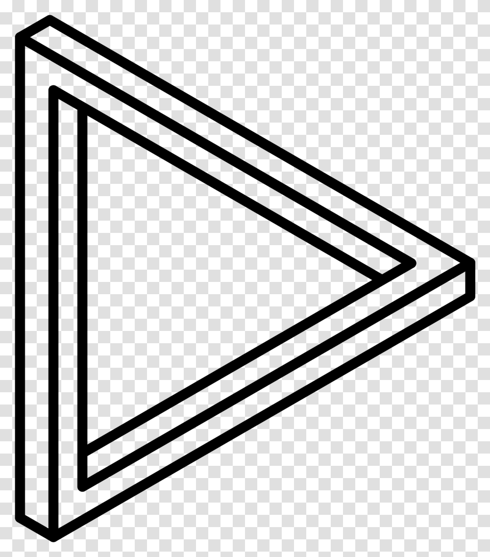 Penrose Triangle Penrose Triangle, Gray, World Of Warcraft Transparent Png