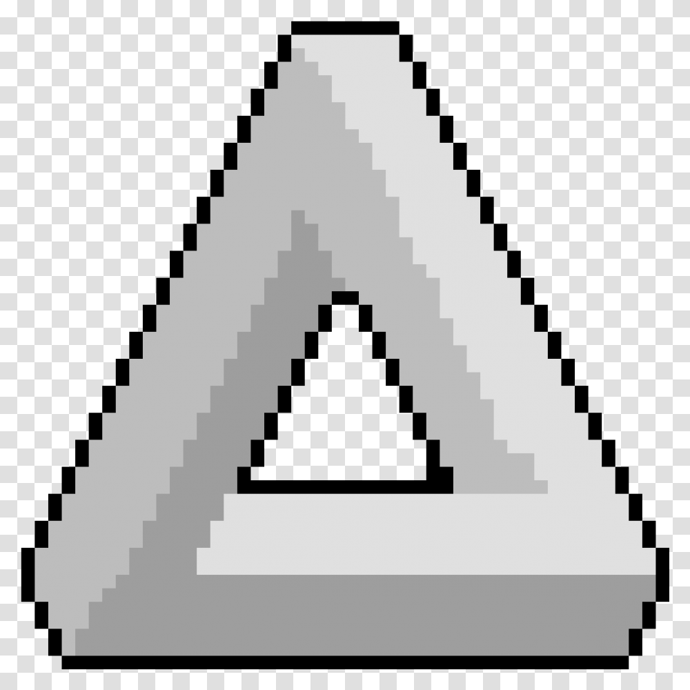 Penrose Triangle Undertale Asriel Pixel Art, Arrowhead Transparent Png