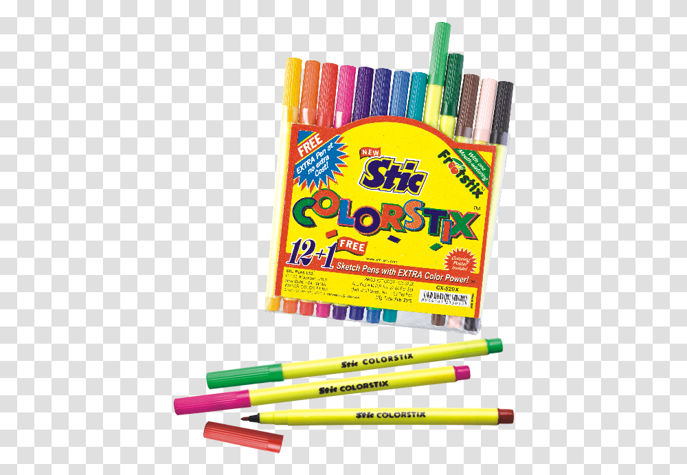 Pens Coloured Sketch Pens, Pencil, Crayon Transparent Png