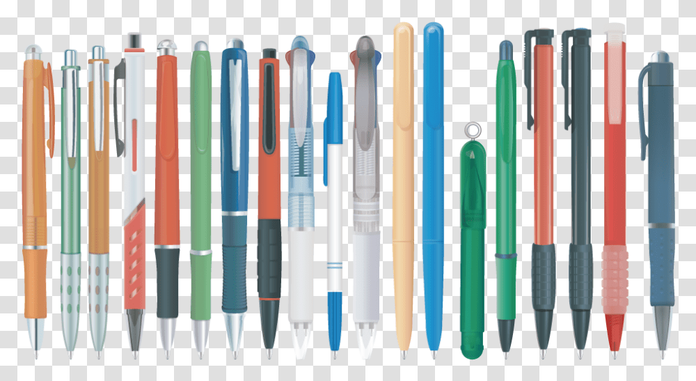 Pens Pencils Vector, Fountain Pen Transparent Png