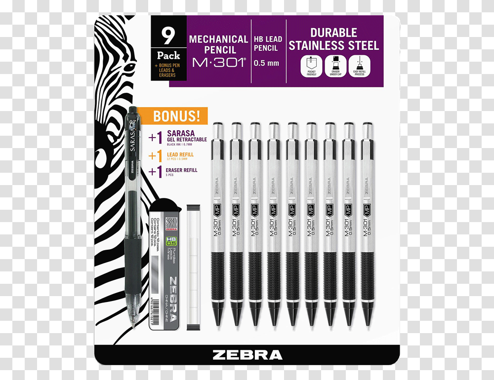 Pens Zebra, Marker Transparent Png