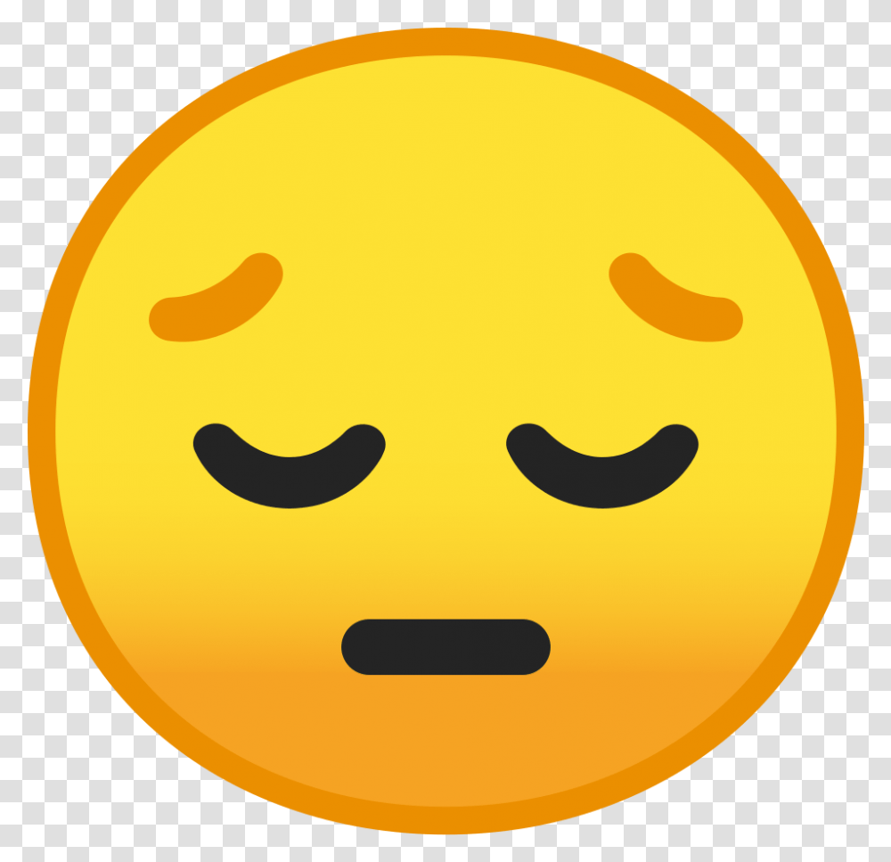 Pensive Face Icon Emoji, Tennis Ball, Sport, Sports, Pac Man Transparent Png