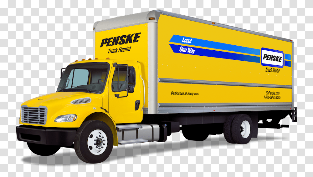 Penske Truck Rental, Moving Van, Vehicle, Transportation Transparent Png