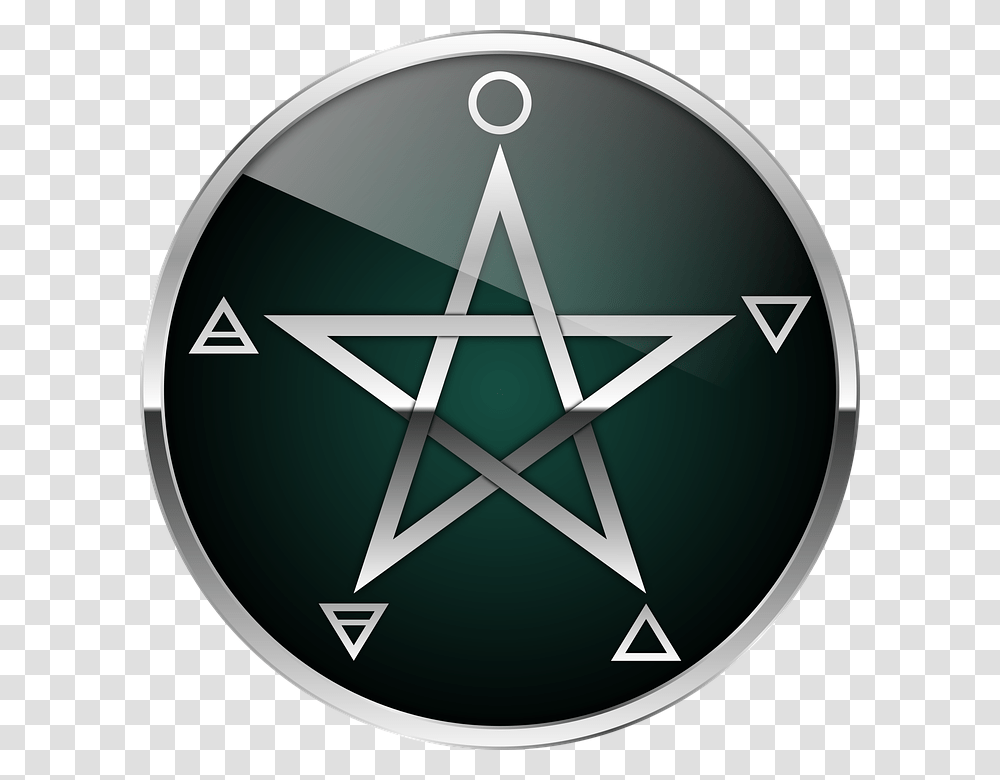 Pentacle Pentacle Wicca, Star Symbol, Lamp Transparent Png