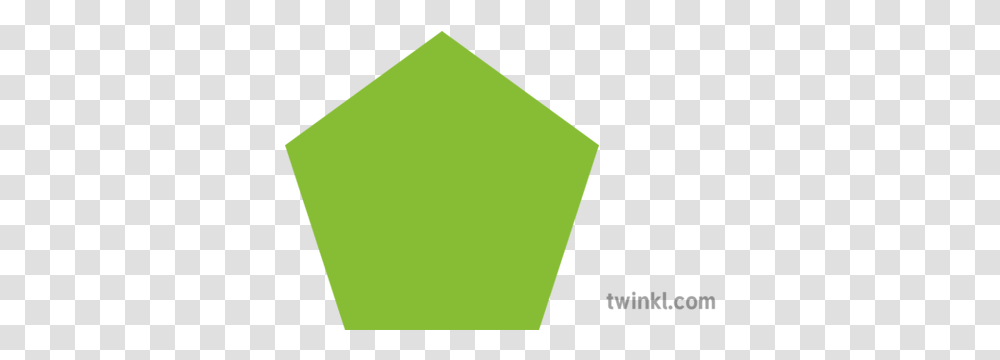 Pentagon Green Illustration Twinkl Paper Product, Tennis Ball, Sport, Sports, Logo Transparent Png