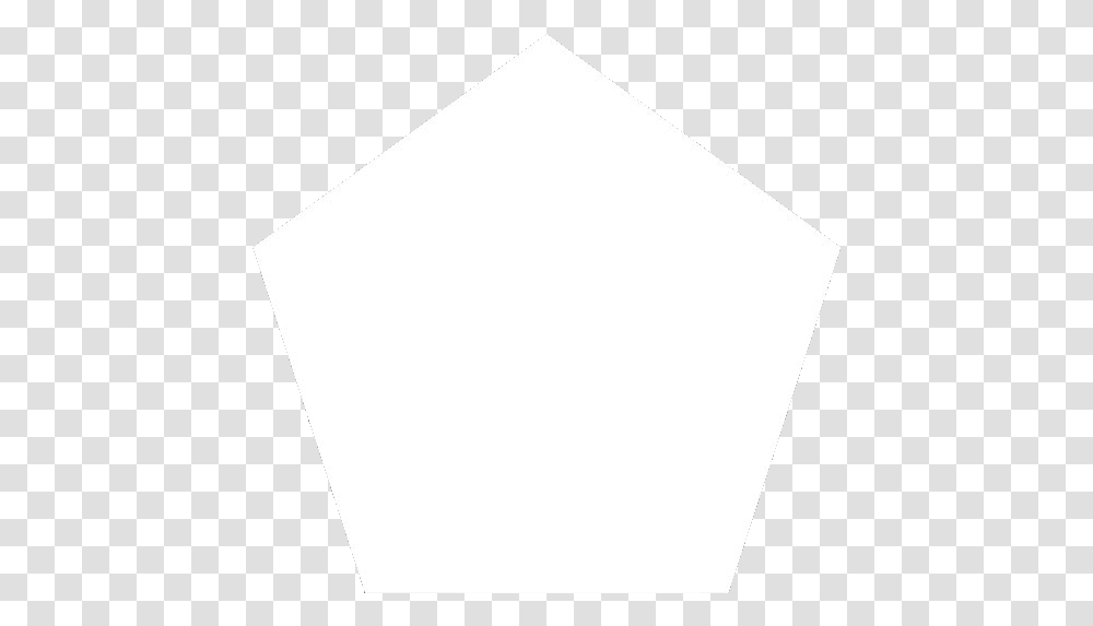 Pentagon White Shape Background Back Kpop Full Monochrome, Triangle, Tabletop, Furniture, Lighting Transparent Png
