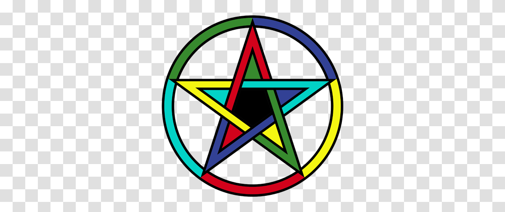 Pentagram Clipart Circle, Star Symbol Transparent Png