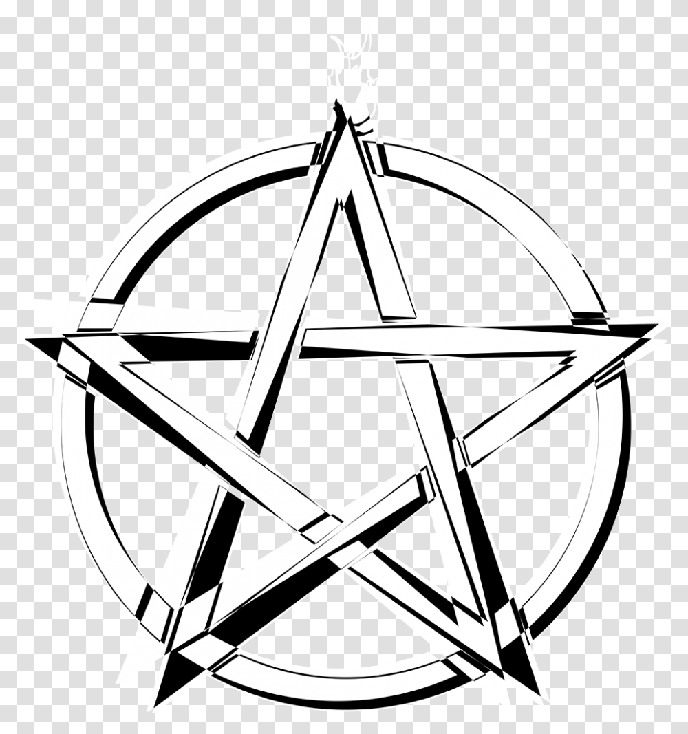 Pentagram Creepy Creepyedit Dark Darkness Evil Line Art, Star Symbol, Chandelier, Lamp Transparent Png