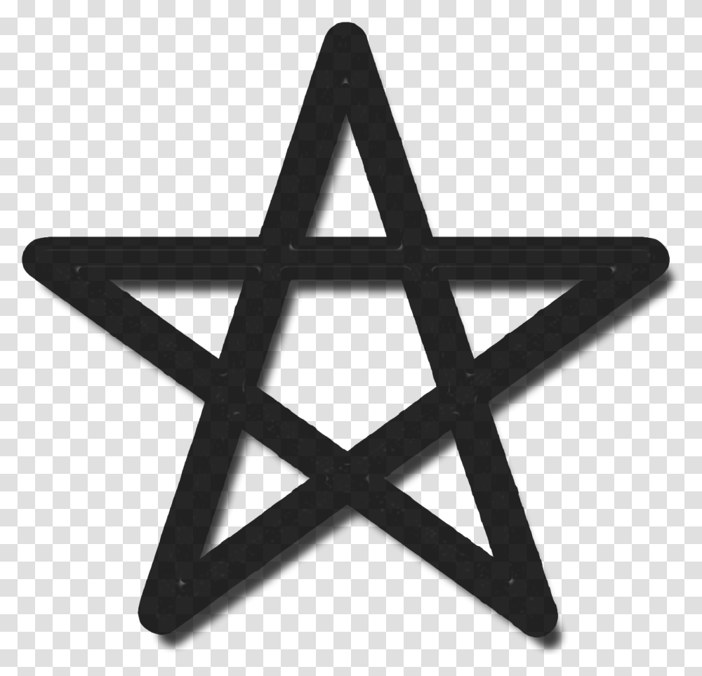 Pentagram Icon Vector Download Wiccan Pentagram, Triangle Transparent Png