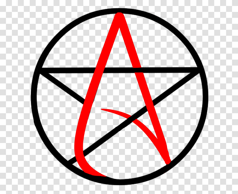 Pentagram Pentacle Drawing Wicca Magic Chilling Adventures Of Sabrina Symbol, Triangle, Dynamite, Bomb Transparent Png