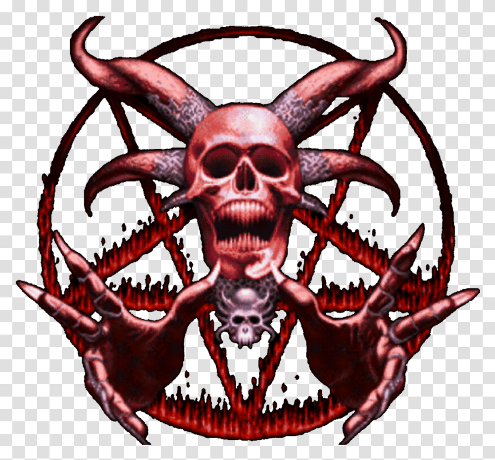 Pentagram Pentacle Evil Demon Horrortartz Darkart Stick Demon, Person, Human, Symbol, Emblem Transparent Png