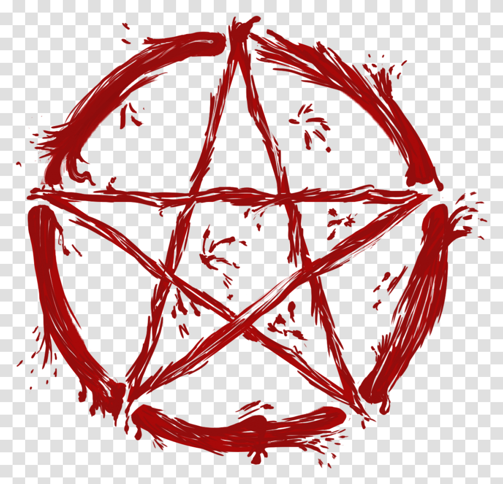 Pentagram, Hand, Star Symbol, Stencil Transparent Png