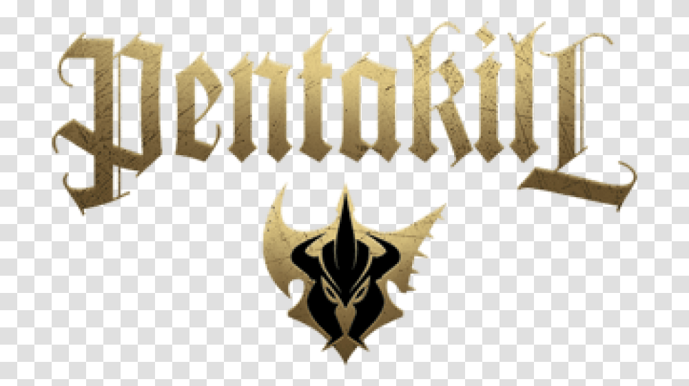 Pentakill Lol Images Background Pentakill, Symbol, Text, Label, Arrow Transparent Png