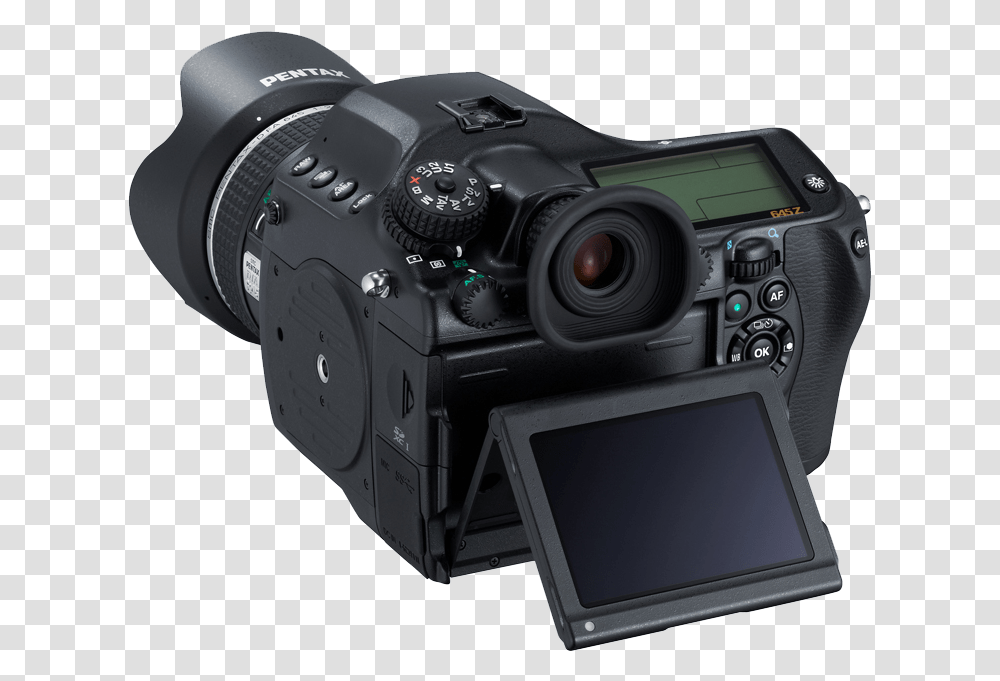 Pentax 645z Camera Rear View Image Camera Dslr Back, Electronics, Video Camera, Digital Camera Transparent Png