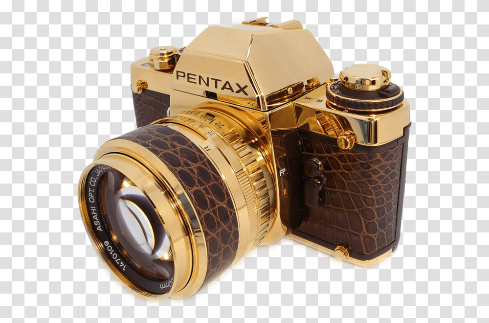 Pentax Gold Camera, Electronics, Digital Camera Transparent Png
