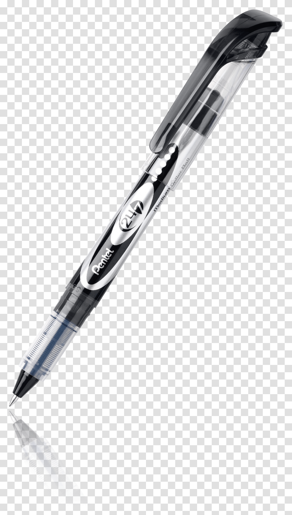 Pentel Rollerball Pen, Fountain Pen Transparent Png
