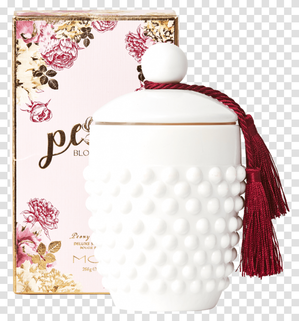 Peony Blossom Deluxe Soy Candle Group, Lamp, Wedding Cake, Dessert, Food Transparent Png
