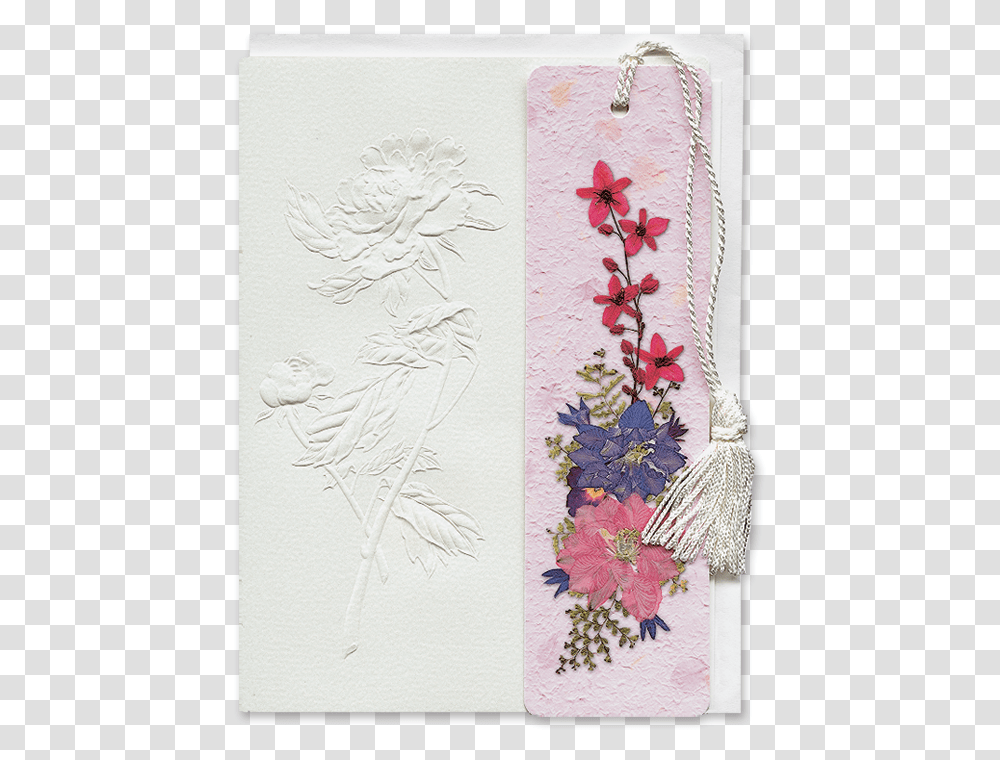 Peony Bookmark Gift Card Image Craft, Apparel, Pattern Transparent Png