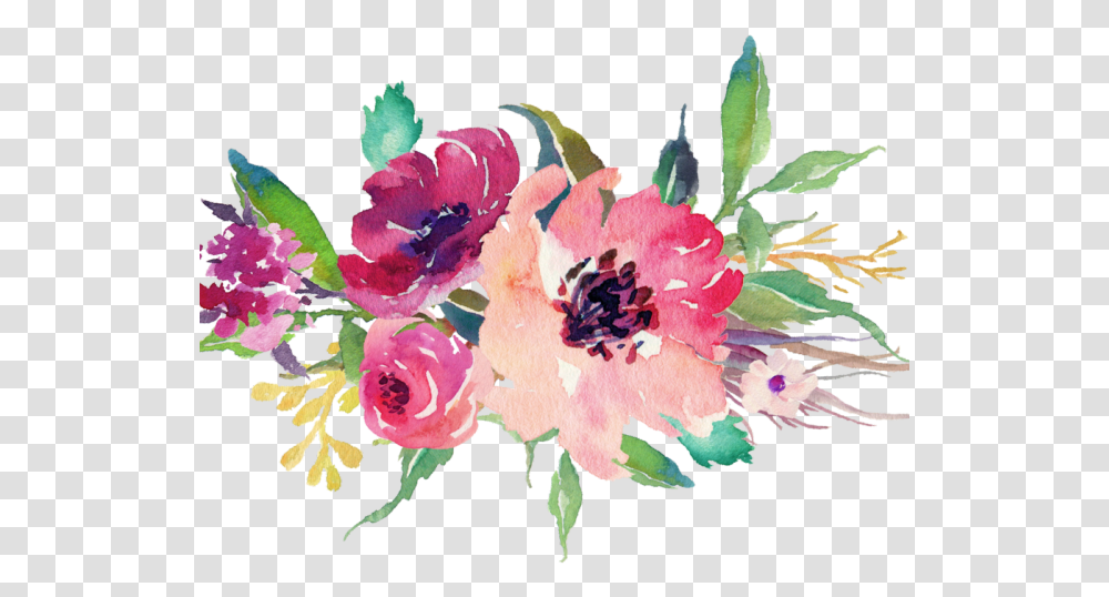 Peony Clipart Floral Watercolor Flower Bunch, Plant, Graphics, Floral Design, Pattern Transparent Png